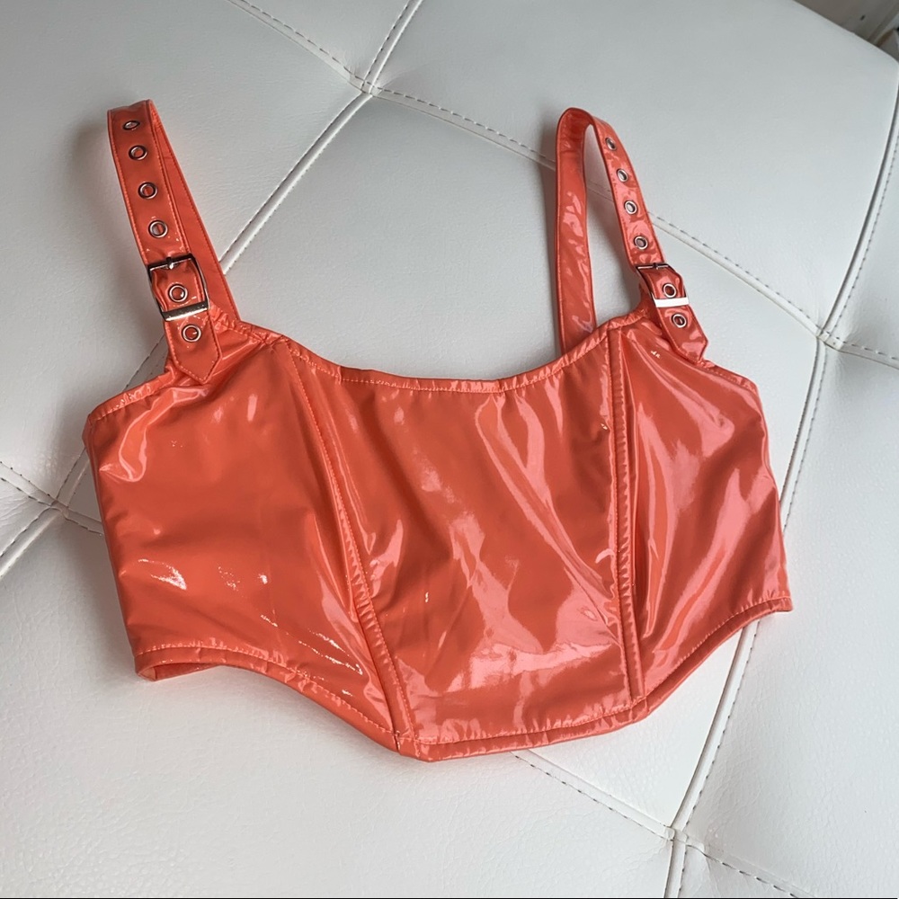 VINYL CROP TOP